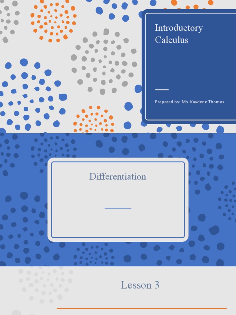 Calculus Differentiation Techniques Guide | PDF | Gradient | Derivative