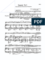 Clarinet Sonata No. 1, Op. 120 No. 1 - Complete Score