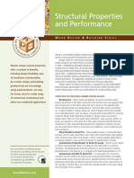 Wood Design Structural Properties Performance Fact Sheet
