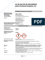 Hoja de Datos de Seguridad Spartan Chemical Company, Inc.: 1. Identificación Del Producto y de La Empresa