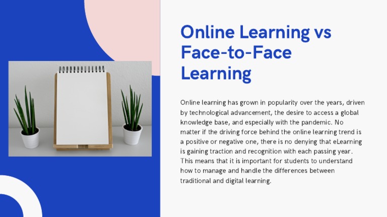 Online Learning Vs Face To Face | PDF | Politics | Social Science