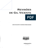 BERNARDES, José Augusto Cardoso. Revisões de Gil Vicente