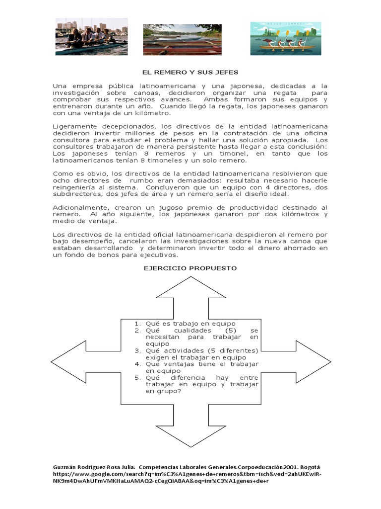 El Remero Y Sus Jefes | PDF