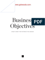 Business Objectives: Cheat Sheet For Interactive Design
