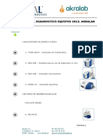 Catálogo Vital Diagnostics Equipos 2013, Akralab: Pulsar Aquí