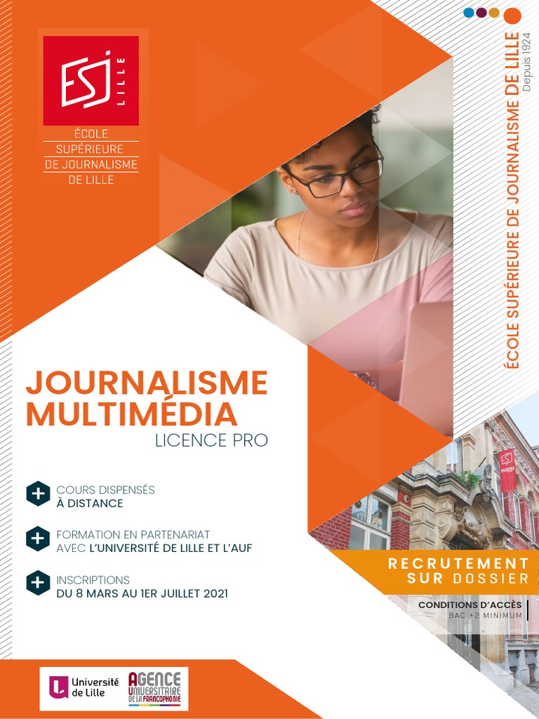 Licence Pro Journalisme Multimédia à Distance | PDF | Journaliste | la ...