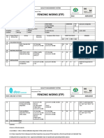 Inspection and Test Plan - Fencing C-015