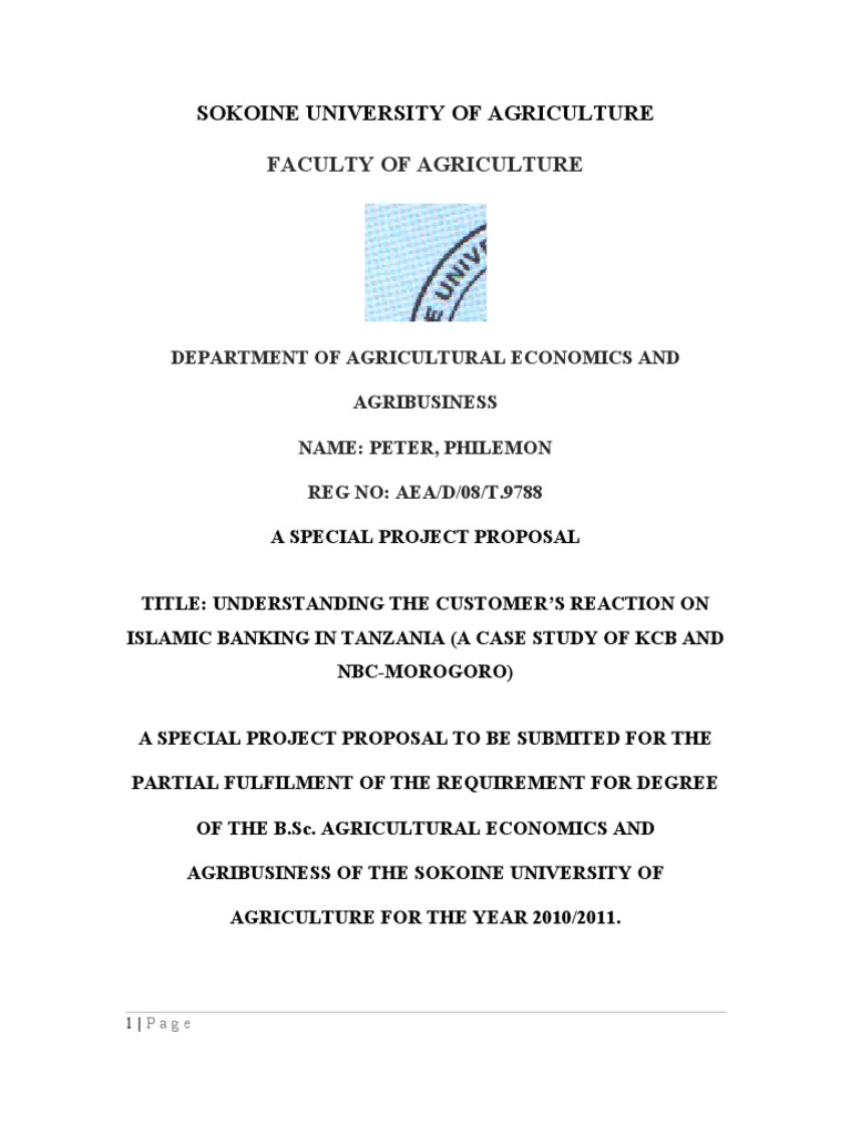 Islamic banking research proposal image