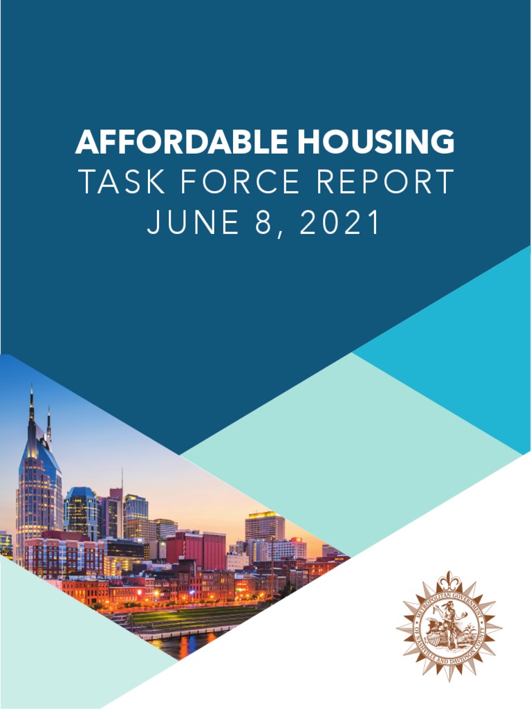 Affordable Housing Task Force Report 2021 PDF Affordable Housing Taxes