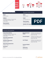 House Rental Agreement: Tenant Information Landlord Information
