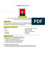 Curriculum Vitae: Foto Kalian Disini