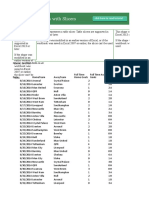 Filter Excel Tables With Slicers: Source: Football-Data - Co.uk