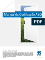 Manual Certificação ASQ