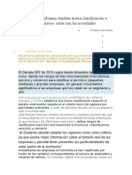 Empresas Colombianas Nueva Clasificación