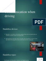 Communication When Driving