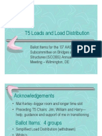 T5 Loads and Load Distribution