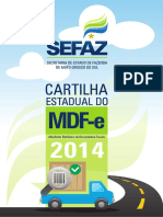 MDF-e Cartilha Estadual MDF-e Novo