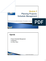 Project Schedule Management Assignment For Next Class