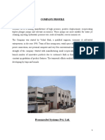 Company Profile: Pressurejet Systems Pvt. LTD