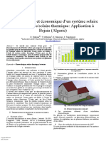 Etude Technique Et Economique D Un Syste