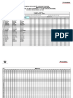 Formato de Control de Asistencia