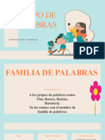 Diapositivas Comunicacion y Lenguaje Familia de Palabras
