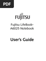 Fujitsu A6025 Laptop Manual