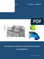 Altair University Team - Introduction to Nonlinear Finite Element Analysis Using Optistruct-Altair University (2018)
