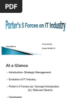 Download Porters 5 Forces on IT Industry by tamal_query SN51108418 doc pdf