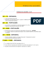 Tarefas para 12.05