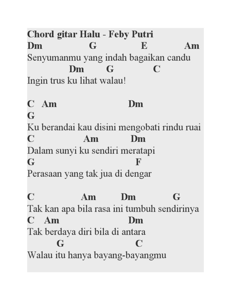 Chord Gitar 
