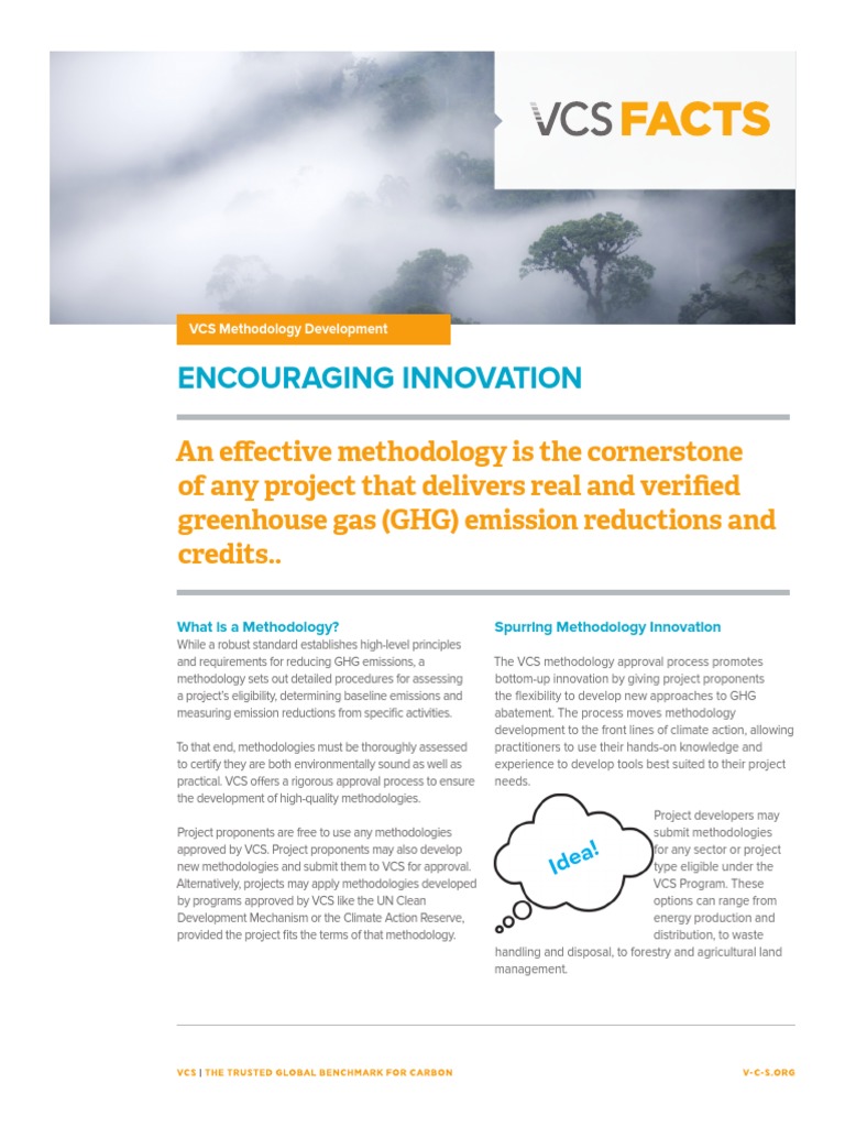 VCS Methodology Development for GHG Reduction | PDF | Climate Change ...