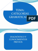 Diagnostico - de Categorias Gramaticales