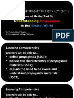 Media and Information Literacy (Mil) : Understanding