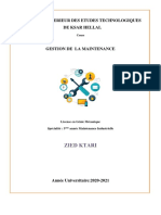 Cours Genstion de La Maintenance - Version - 2020