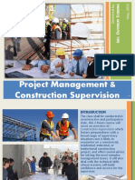 Project Management and Construction Supe