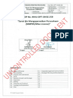 MHU-OPT-OHSE-259-Surat Ijin Mengoperasikan Perusahaan (SIMPER-Mine License)