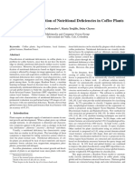 Automatic Classification of Nutritional Deficiencies in Coffee Plants