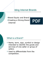 Building Internet Brands: Brand Equity and Brand Image Creating A Strong Brand On The Internet