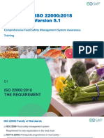 Online class on comprehensive food safety management systems