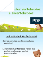 Animales Vertebrados e Invertebrados.