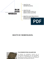 clasificacion de minerales
