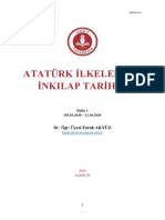 Atatürk İlkeleri Ve İnkilap Tarihi 2: Dr. Öğr. Üyesi Faruk AKYÜZ