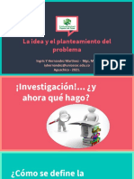 2.1. La Idea y El Planteamiento Del Problema