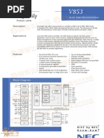 V850 Family: Product Letter Description