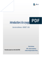 Introduction Cryogenie 2016