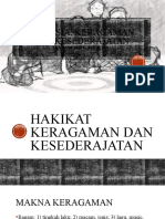 Pertemuan 4 (Manusia Keragaman Dan Kesederajatan)