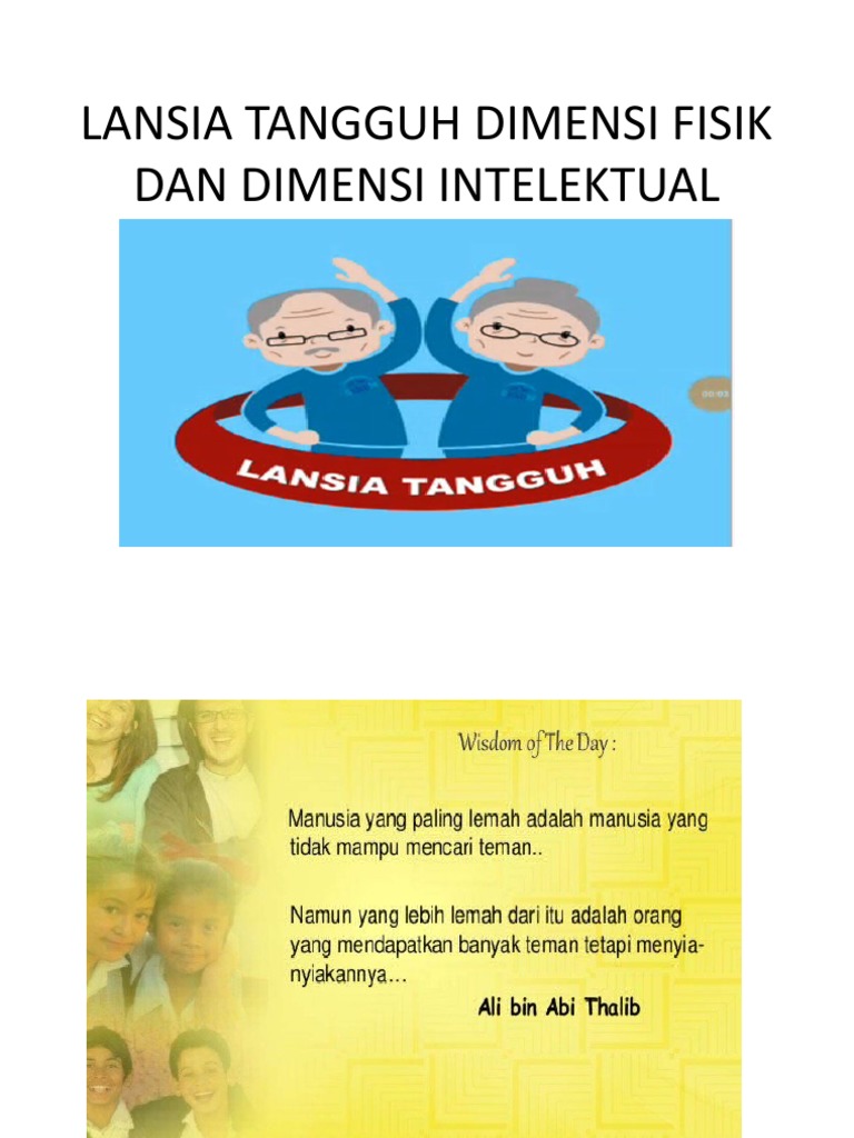 Lansia Tangguh | PDF
