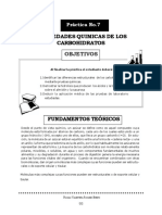 Práctica de Carbohidratos Quimica 2021-1