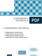 6 Confidence Intervals